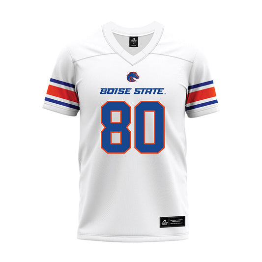 Boise State - NCAA Football : Cameron Bates - White Premium Football Jersey