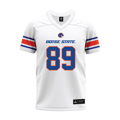 Boise State - NCAA Football : Jackson Grier - White Premium Football Jersey