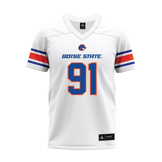 Boise State - NCAA Football : Ahmed Hassanein - White Premium Football Jersey