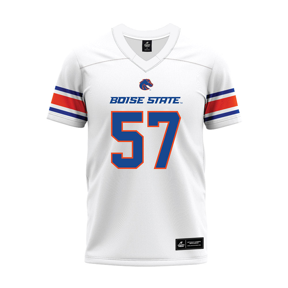 Boise State - NCAA Football : Nathan Cardona - White Premium Football Jersey