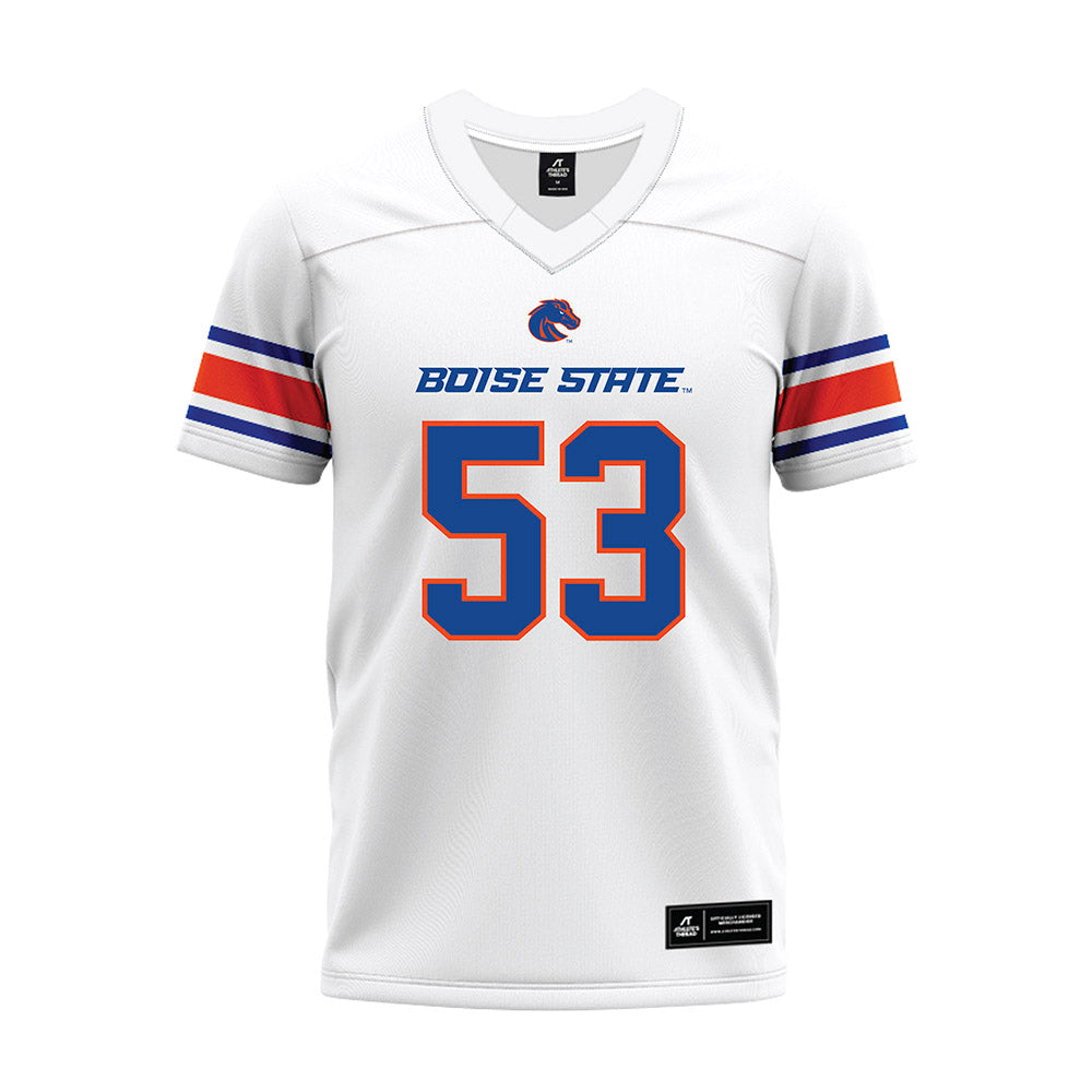 Boise State - NCAA Football : Marco Notarainni - White Premium Football Jersey