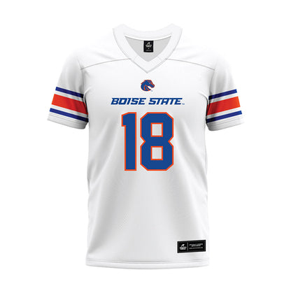 Boise State - NCAA Football : Cooper Jones - White Premium Football Jersey