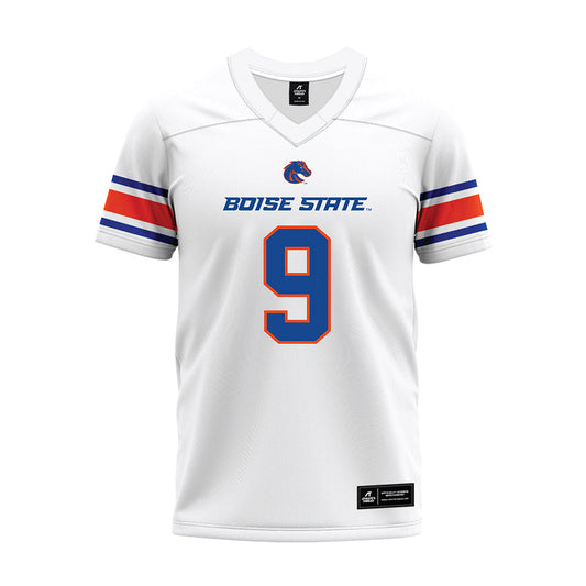 Boise State - NCAA Football : Sheldon Newton - White Premium Football Jersey