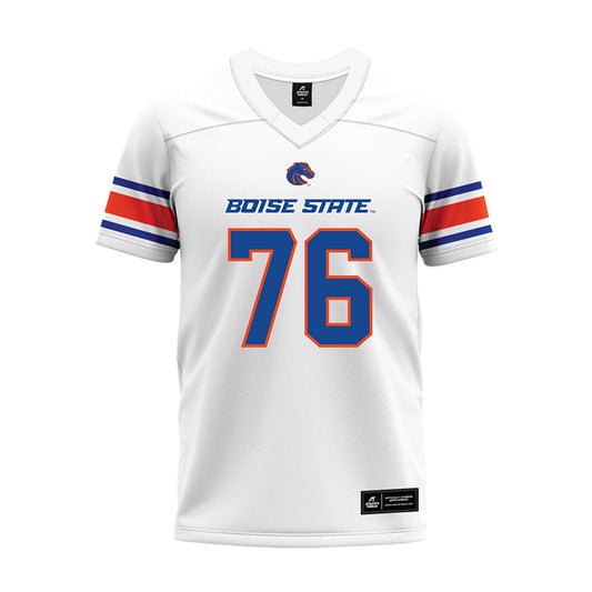 Boise State - NCAA Football : Greg Bienvenue - White Premium Football Jersey