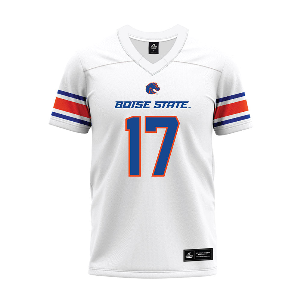 Boise State - NCAA Football : Demetric Whitlock - White Premium Football Jersey-0