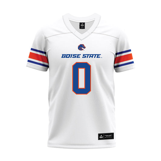 Boise State - NCAA Football : Ty Benefield - White Premium Football Jersey