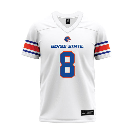Boise State - NCAA Football : Markel Reed - White Premium Football Jersey