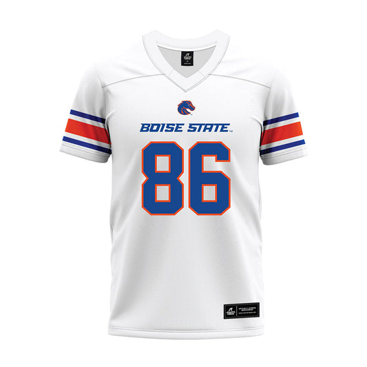 Boise State - NCAA Football : Austin Terry - White Premium Football Jersey
