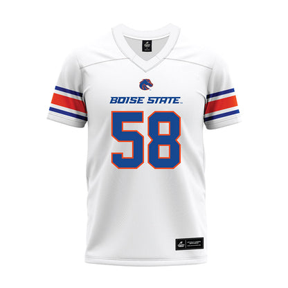 Boise State - NCAA Football : Trevor Mckenna - White Premium Football Jersey