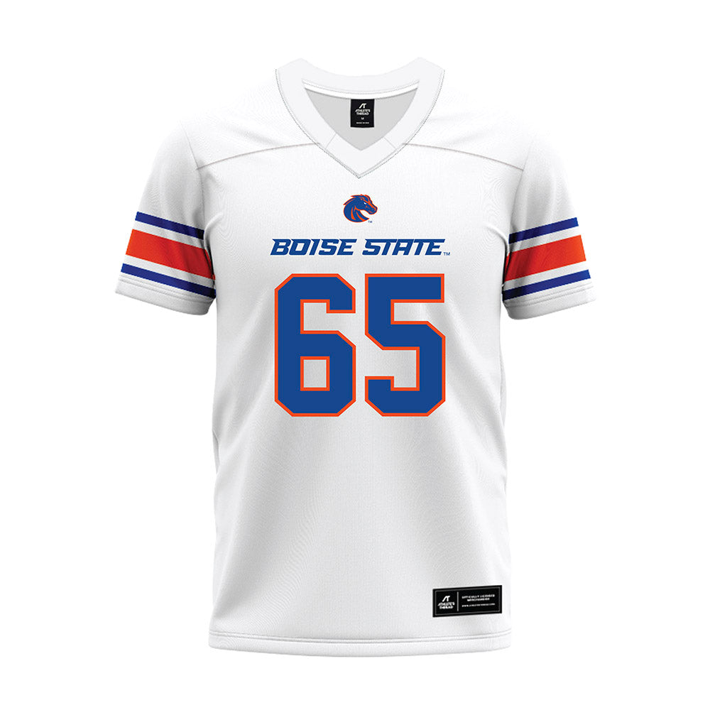 Boise State - NCAA Football : Hall Schmidt - White Premium Football Jersey