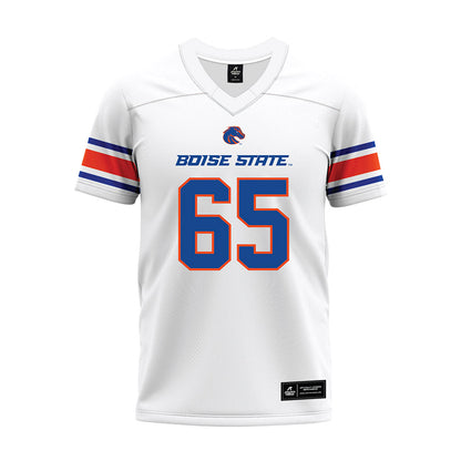 Boise State - NCAA Football : Hall Schmidt - White Premium Football Jersey