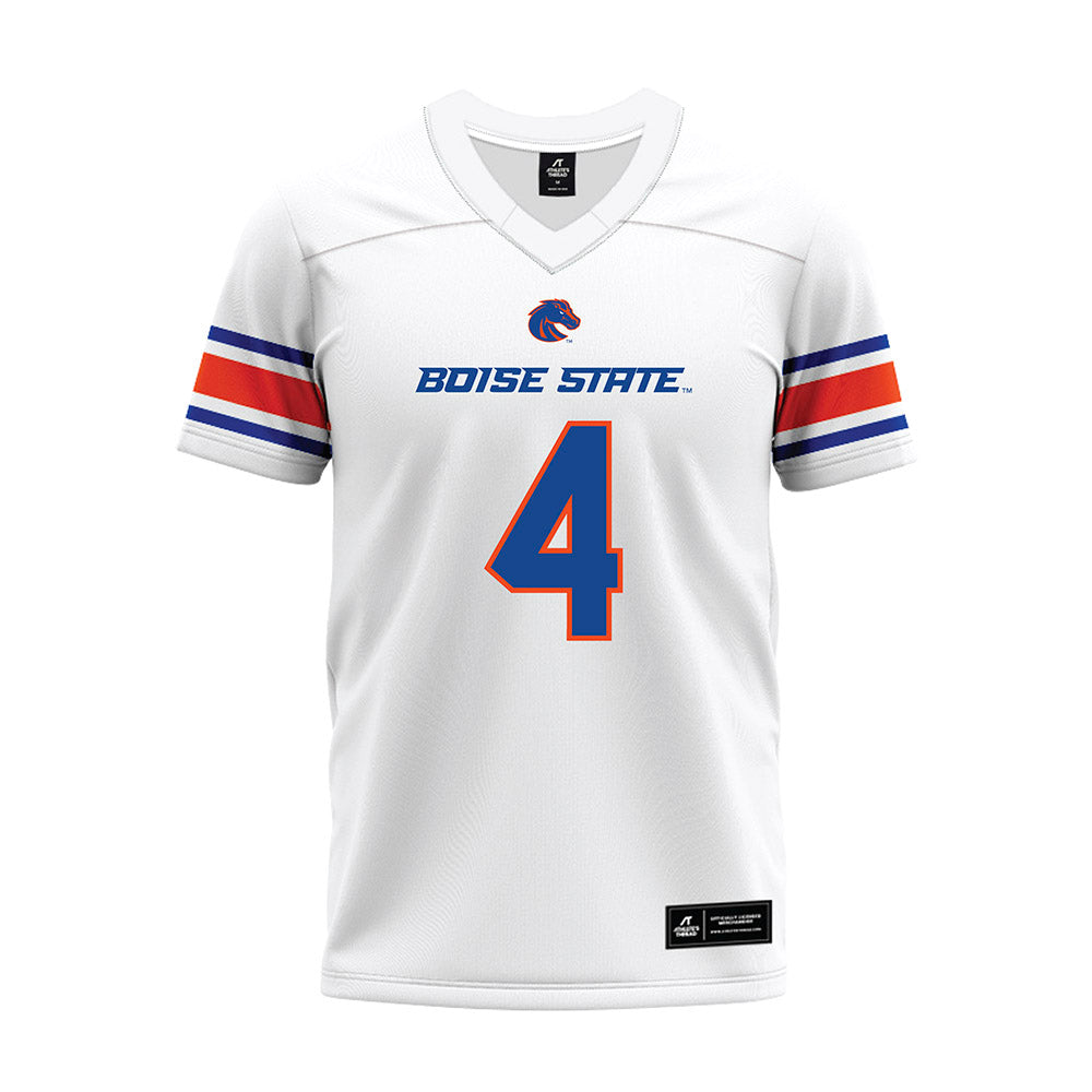 Boise State - NCAA Football : Rodney Robinson - White Premium Football Jersey