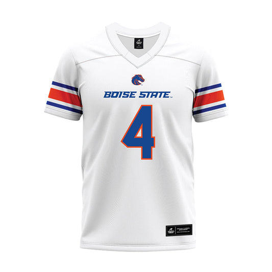 Boise State - NCAA Football : Rodney Robinson - White Premium Football Jersey