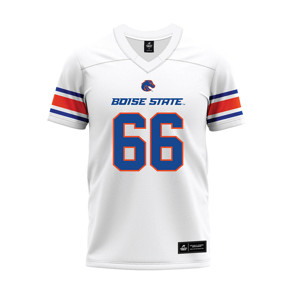 Boise State - NCAA Football : Benjamin Dooley - White Premium Football Jersey