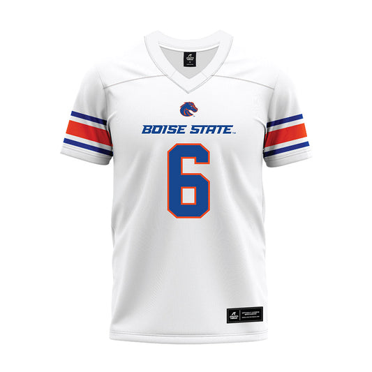 Boise State - NCAA Football : Jeremiah Earby - White Premium Football Jersey