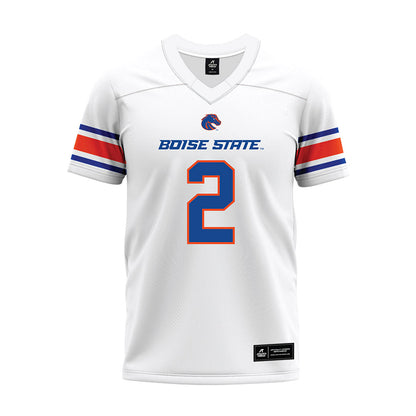 Boise State - NCAA Football : Gavin Dombrowsky - White Premium Football Jersey-0