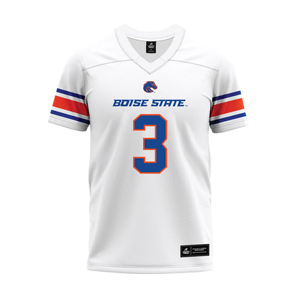 Boise State - NCAA Football : Latrell Caples - White Premium Football Jersey