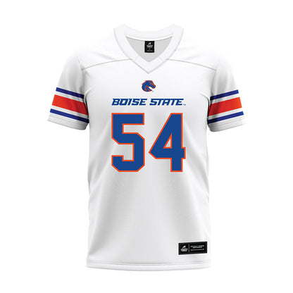 Boise State - NCAA Football : Hunter Higham - White Premium Football Jersey-0