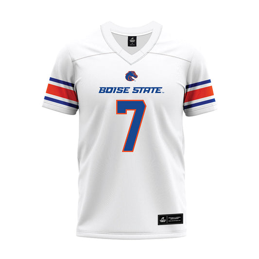 Boise State - NCAA Football : Amarion McCoy - White Premium Football Jersey-0