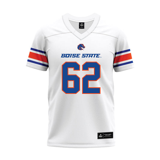 Boise State - NCAA Football : Roger Carreon - White Premium Football Jersey-0