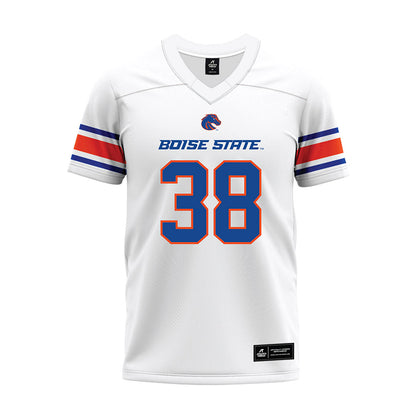 Boise State - NCAA Football : Travis Anderson - White Premium Football Jersey