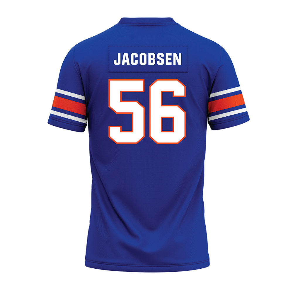 Boise State - NCAA Football : Mason Jacobsen - Blue Premium Football Jersey