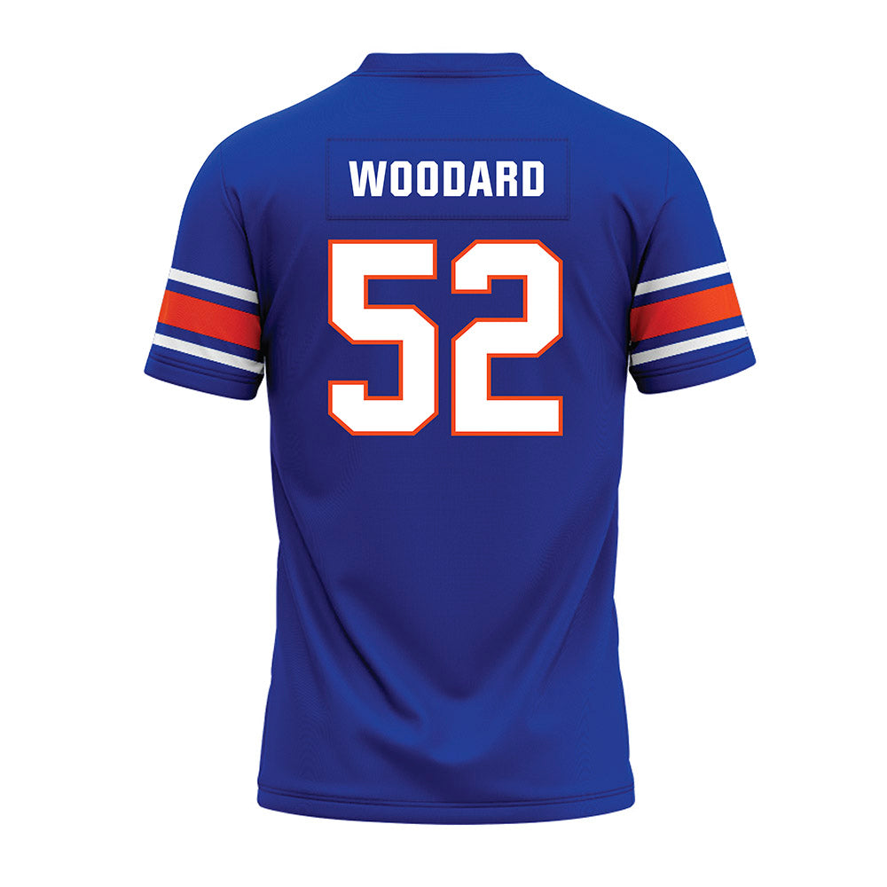 Boise State - NCAA Football : Tavion Woodard - Blue Premium Football Jersey