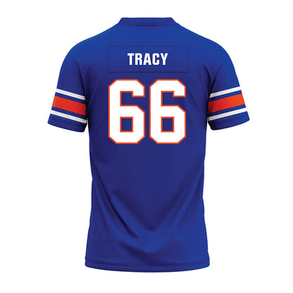 Boise State - NCAA Football : Jacob Tracy - Blue Premium Football Jersey-1