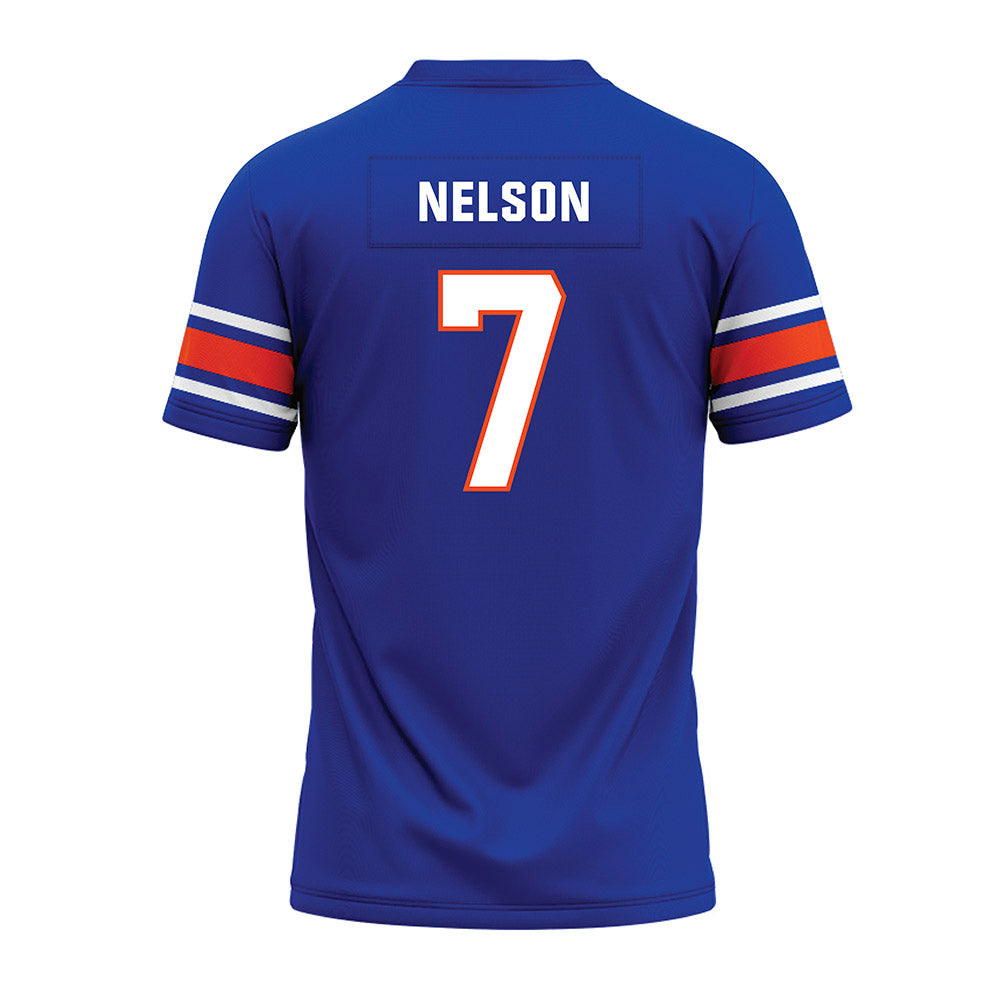 Boise State - NCAA Football : Malachi Nelson - Blue Premium Football Jersey