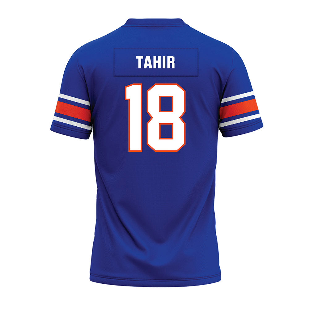 Boise State - NCAA Football : Gabe Tahir - Blue Premium Football Jersey