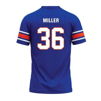 Boise State - NCAA Football : Cole Miller - Blue Premium Football Jersey