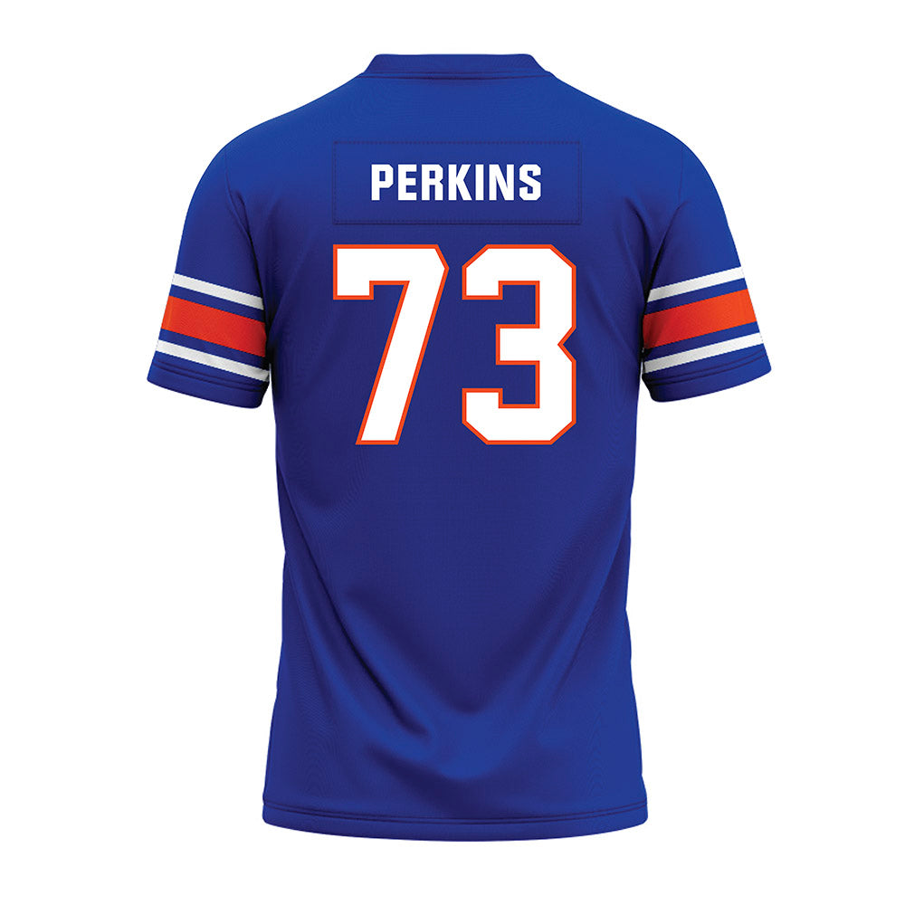 Boise State - NCAA Football : Parker Perkins - Blue Premium Football Jersey