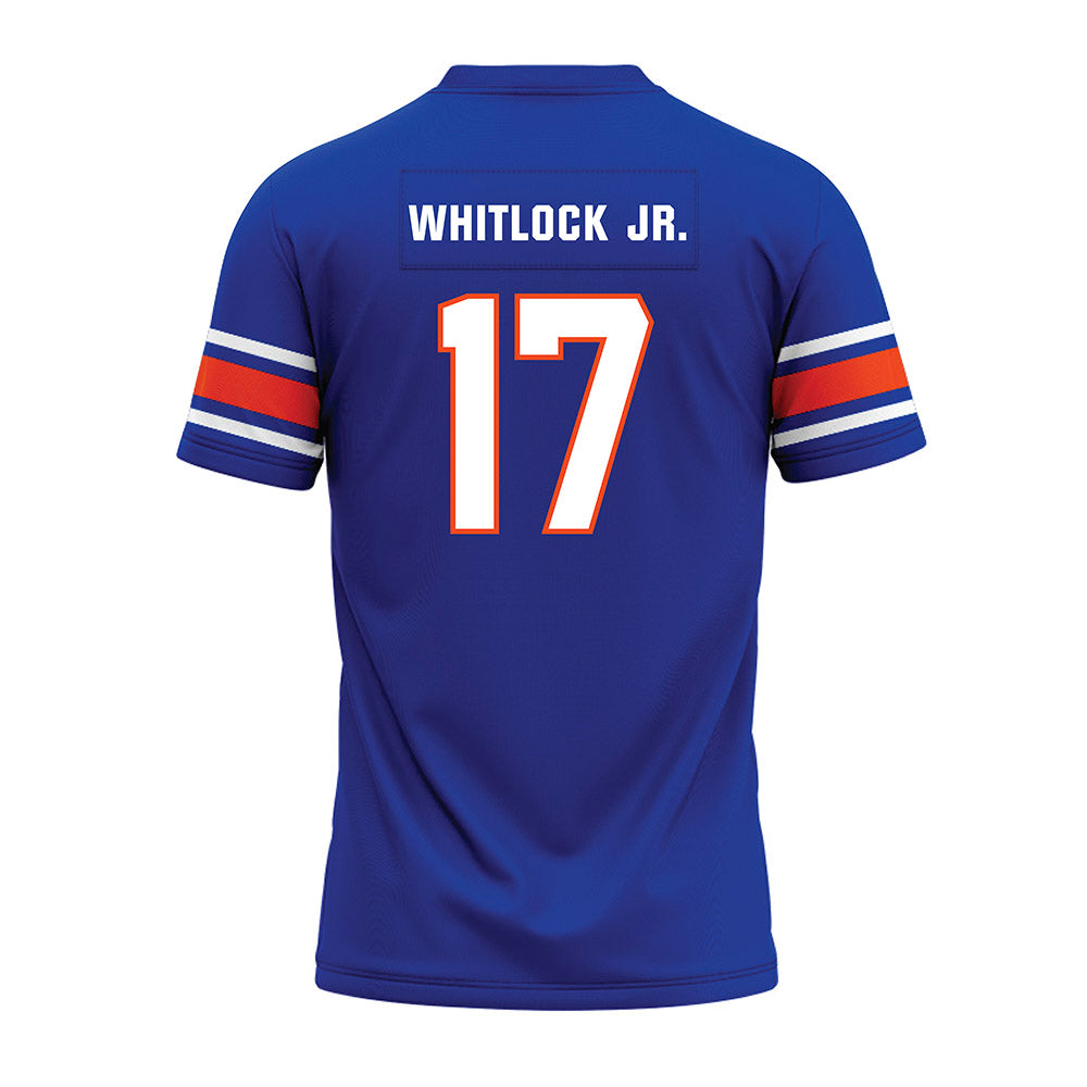 Boise State - NCAA Football : Demetric Whitlock Jr. - Blue Premium Football Jersey-1