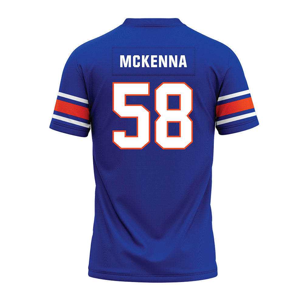 Boise State - NCAA Football : Trevor Mckenna - Blue Premium Football Jersey