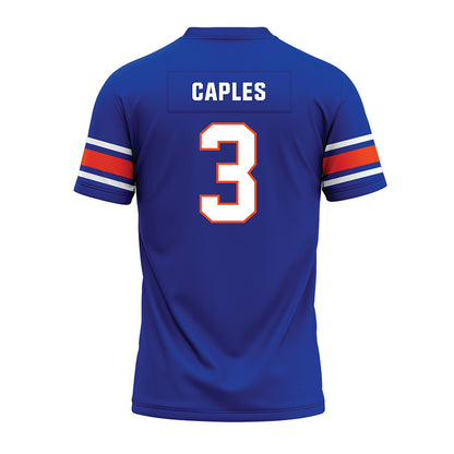 Boise State - NCAA Football : Latrell Caples - Blue Premium Football Jersey