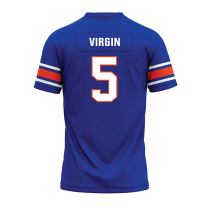 Boise State - NCAA Football : Jayden Virgin - Blue Premium Football Jersey