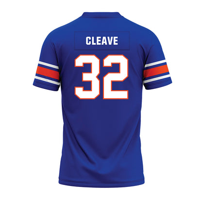 Boise State - NCAA Football : Bryce Cleave - Blue Premium Football Jersey