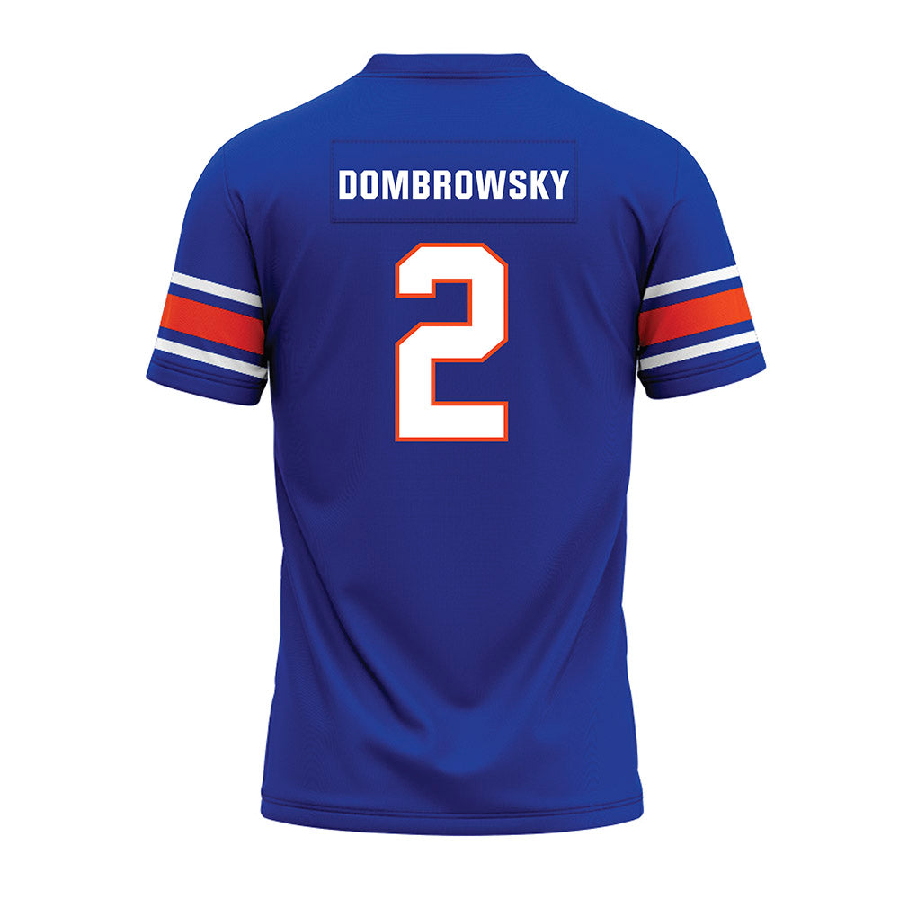 Boise State - NCAA Football : Gavin Dombrowsky - Blue Premium Football Jersey-1