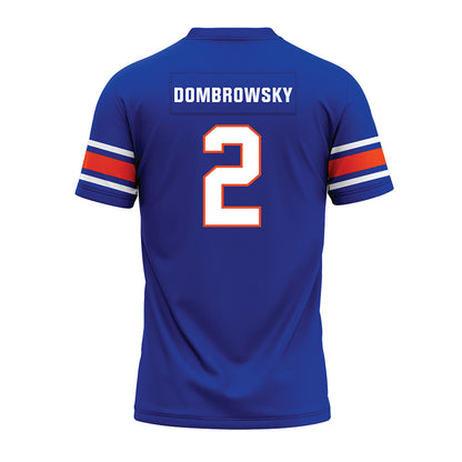 Boise State - NCAA Football : Gavin Dombrowsky - Blue Premium Football Jersey-1