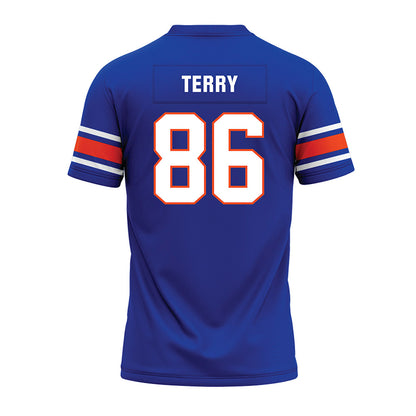 Boise State - NCAA Football : Austin Terry - Blue Premium Football Jersey