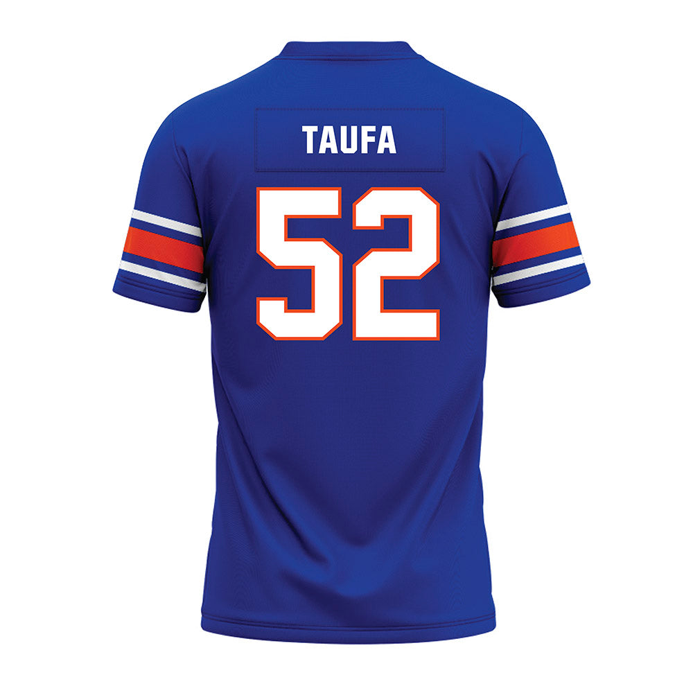 Boise State - NCAA Football : Stewart Taufa - Blue Premium Football Jersey-1
