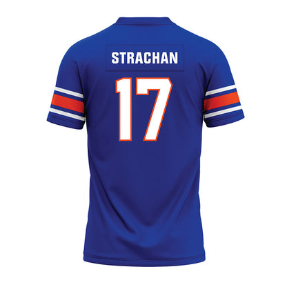 Boise State - NCAA Football : Prince Strachan - Blue Premium Football Jersey