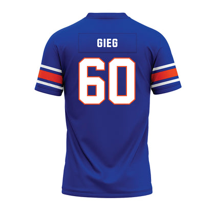 Boise State - NCAA Football : Spencer Gieg - Blue Premium Football Jersey