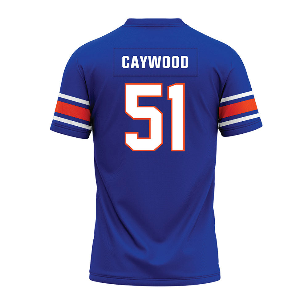 Boise State - NCAA Football : Roman Caywood - Blue Premium Football Jersey