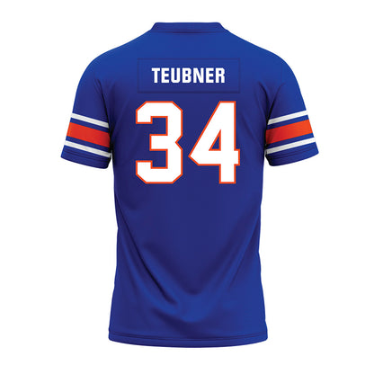 Boise State - NCAA Football : Alexander Teubner - Blue Premium Football Jersey