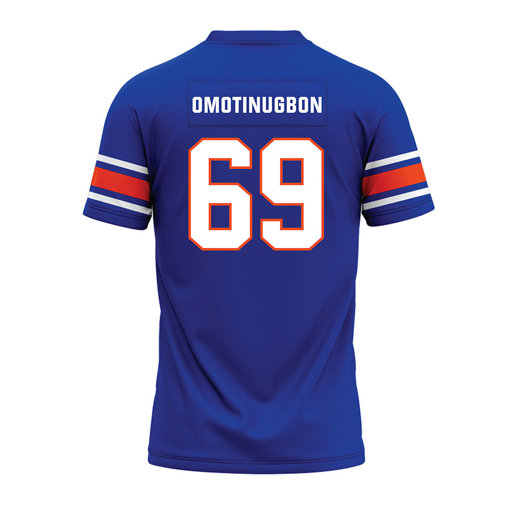 Boise State - NCAA Football : Eyitayo Omotinugbon - Blue Premium Football Jersey