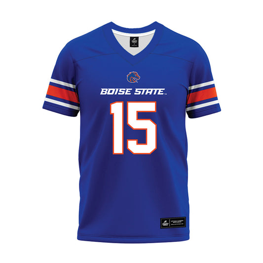 Boise State - NCAA Football : Tyler Wegis - Blue Premium Football Jersey