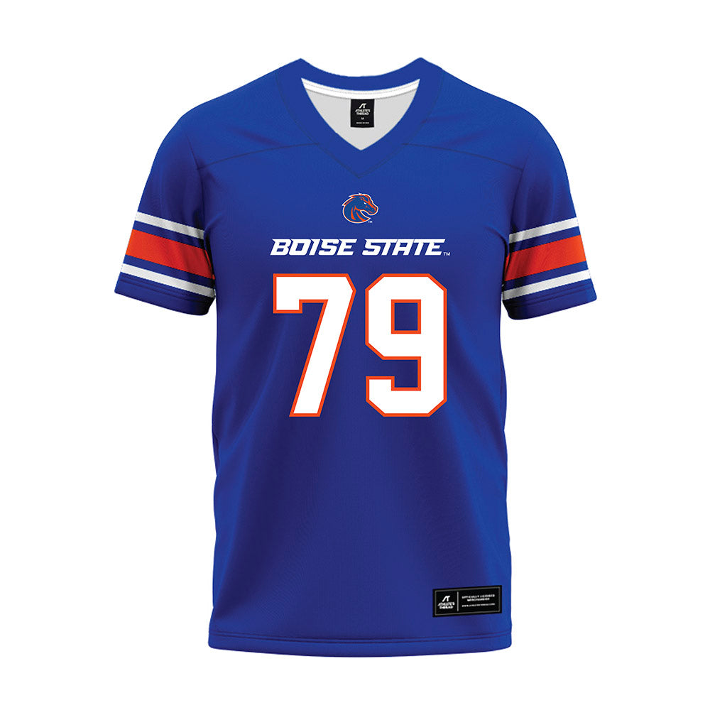 Boise State - NCAA Football : Connor Warkentin - Blue Premium Football Jersey