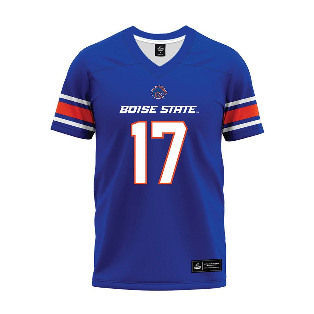 Boise State - NCAA Football : Prince Strachan - Blue Premium Football Jersey