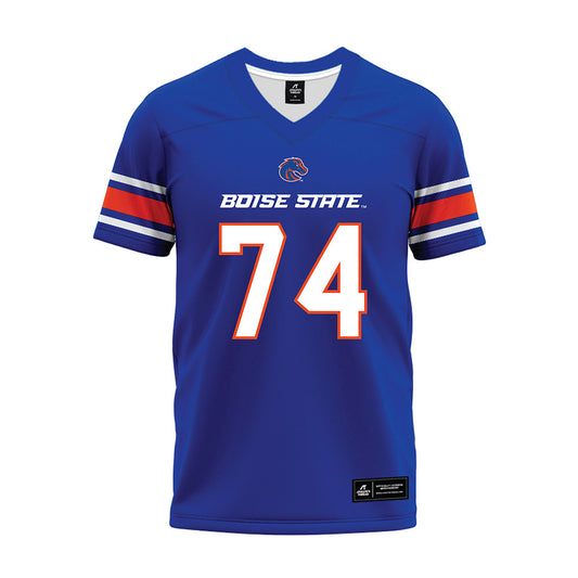 Boise State - NCAA Football : Alma Taleni - Blue Premium Football Jersey-0